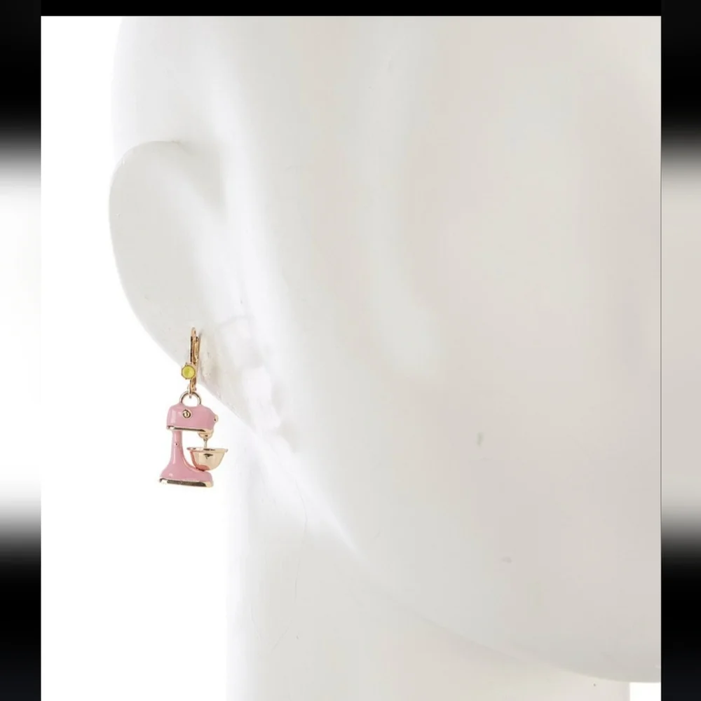 Betsey JohnsonSpring Bunny Cupcake Mismatch Drop Earrings - Picture 5 of 14